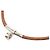 Collana choker Kite in pelle marrone Hermès - vista 2