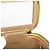 Mini Vanity Case Chanel Yellow CC Matelassé in Lambskin con Catena Giallo - vista 6