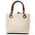 Mini Tote Anagram LOEWE de lona marrón Castaño Beige