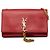 Saint Laurent Red Medium Smooth Calfskin Classic Monogram Kate Tassel Crossbody Rosso