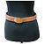 Hermès Hermes Evelyne Oval Buckle Wendelgürtel aus Leder Braun Schwarz - Ansicht 10