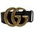 GUCCI GG Marmont Ledergürtel Schwarz Golden