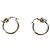 Céline Pendientes de botón Celine Silver Knot Plata