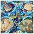 Hermès Foulard di seta Hermes Carre 90 Grands Fonds Blu chiaro - vista 3