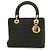 Christian Dior Lady Cannage Medium Handtasche Tote Bag Schwarz - Ansicht 2