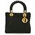Borsa Christian Dior Lady Cannage Medium Nero