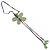 Hermès Accessorio Ciondolo Petit H Sakura Hermes Rosa Verde Verde chiaro - vista 2