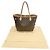 Louis Vuitton Monogram Neverfull MM Tote Bag Brown - view 14