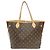 Louis Vuitton Monogram Neverfull MM Tote Bag Brown - view 2