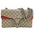Borsa a tracolla con catena GUCCI Dionysus Rosso Beige