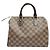 Borsa Louis Vuitton Speedy 25 Damier Ebene Marrone - vista 2