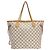 Borsa a tracolla Louis Vuitton Damier Azur Neverfull MM Bianco - vista 3