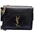 Borsa a tracolla Saint Laurent Nolita Mini in pelle di agnello nera Nero