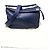 Borsa Puzzle Loewe in pelle blu navy - vista 18