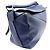 Borsa Puzzle Loewe in pelle blu navy - vista 2