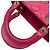 Borsa Christian Dior Lady in pelle d'agnello rosa Cannage - vista 12