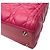 Borsa Christian Dior Lady in pelle d'agnello rosa Cannage - vista 8