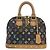 Borsa Louis Vuitton Alma PM Monogram Multicolor Noir Nero Multicolore