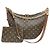 Borsa a tracolla Louis Vuitton Loop Hobo Monogram Reverse RFID Marrone