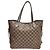 Borsa a tracolla Louis Vuitton Damier Neverfull MM Marrone Damier ebene