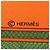Hermès Foulard Hermes Carre 90 CUIRS DU DESERT Multicolore Arancione - vista 2
