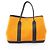 Hermès Borsa Tote Hermes Garden Party PM Blu Arancione Blu navy
