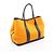 Hermès Borsa Tote Hermes Garden Party PM Blu Arancione Blu navy - vista 2