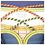 Hermès Foulard Hermes Carre 90 Grande Tenue Multicolore Blu navy - vista 5