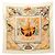 Hermès Foulard Hermes Carre 90 Au son du Tan-tan Multicolore Arancione Crudo