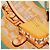 Hermès Foulard Hermes Carre 90 Au son du Tan-tan Multicolore Arancione Crudo - vista 6