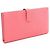 Hermès Cartera larga bi-fold Hermes Bearn Soufflet Rose Azalee Rosa - vista 2