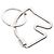 Hermès Portachiavi Cheval in metallo argentato Hermes Argento - vista 2