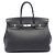 Hermès Borsa a mano Hermes Birkin 35 Nero