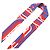 Hermès Hermes Twilly Brides de Gala Silk Scarf Red Blue - view 2