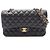 Borsa a tracolla Chanel Matelassé Double Flap Nero