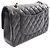 Timeless Borsa a tracolla Chanel Matelassé Double Flap Nero - vista 2
