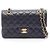 Borsa a tracolla Chanel Matelassé Double Flap Nero