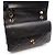 Sac à épaule Chanel Matelassé Double Flap Noir - vue 6