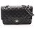 Borsa a tracolla Chanel Matelassé Double Flap Nero