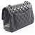 Borsa a tracolla Chanel Matelassé Double Flap Nero - vista 2