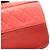 Borsa a spalla Chanel Matelassé Small Rosa Rosso - vista 8