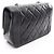 Borsa a tracolla Chanel Matelassé Diana Flap Nero - vista 2