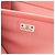 Cartera larga redonda Chanel Matelassé Rosa - vista 5