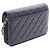 Borsa a tracolla Chanel Matelassé Logo Nero - vista 2