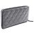 Cartera larga redonda Chanel Matelassé Glitter Negro - vista 2