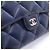 Cartera larga bi-fold Chanel Matelassé Azul marino - vista 7
