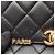 Borsa Chanel Mini Flap - Pelle Nera Nero - vista 10