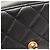 Borsa Chanel Mini Flap - Pelle Nera Nero - vista 9