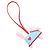 Hermès Hermes Rodeo PM Charm Rosa Rosso Blu Blu chiaro - vista 2