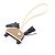 Hermès Accessorio Hermes Rodeo PM Robeo Coeur Etoupe Cle Charm Marrone Nero Crudo Taupe
